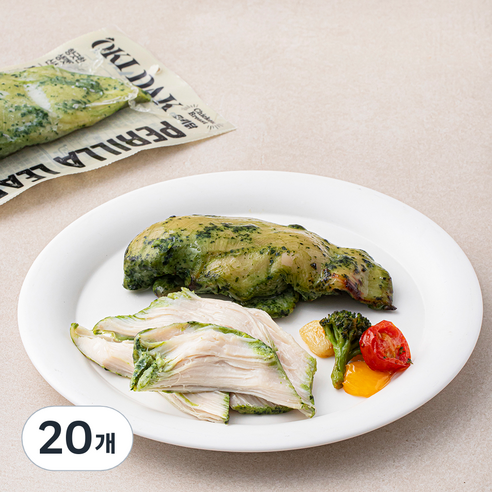 오프라이스 깻잎 닭가슴살, 100g, 20개