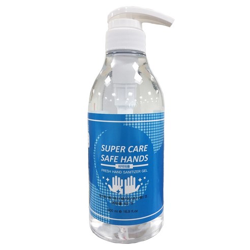 슈퍼케어 세이프 핸즈 손소독젤 펌프형, 500ml, 1개
