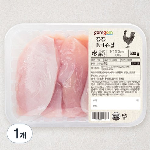 곰곰 닭가슴살 (냉장), 600g, 1개