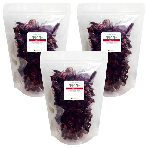 바른건강 히비스커스 원물 허브차, 100g, 1개입, 3개