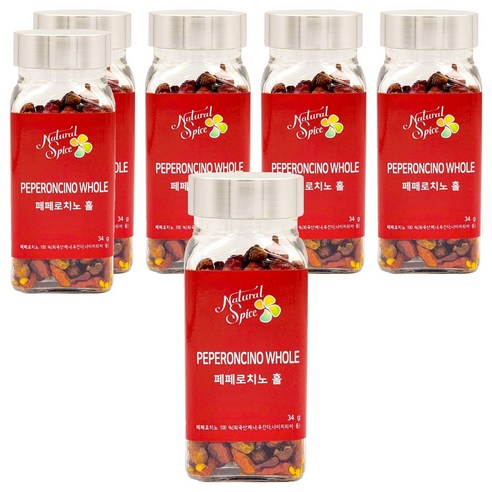 내츄럴스파이스 페페로치노 홀, 34g, 6개