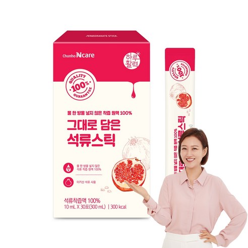 천호엔케어 그대로 담은 석류스틱 30p, 1개, 300ml 천호엔케어석류