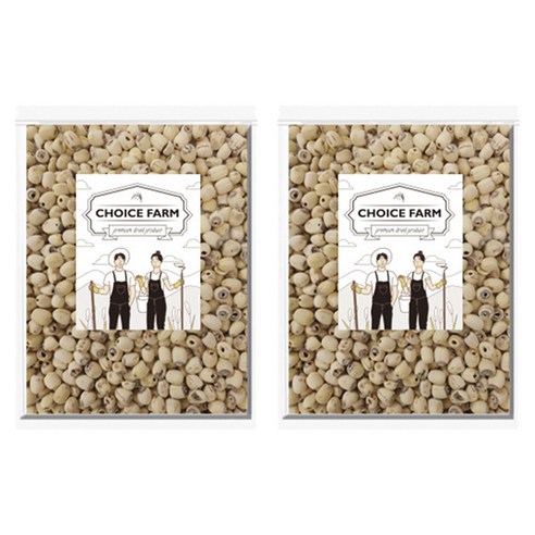 초이스팜 껍질깐 연자육, 500g, 2개