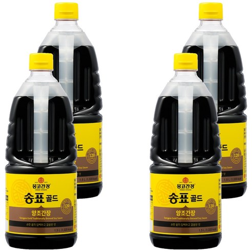 몽고간장 송표 골드, 1.5L, 4개