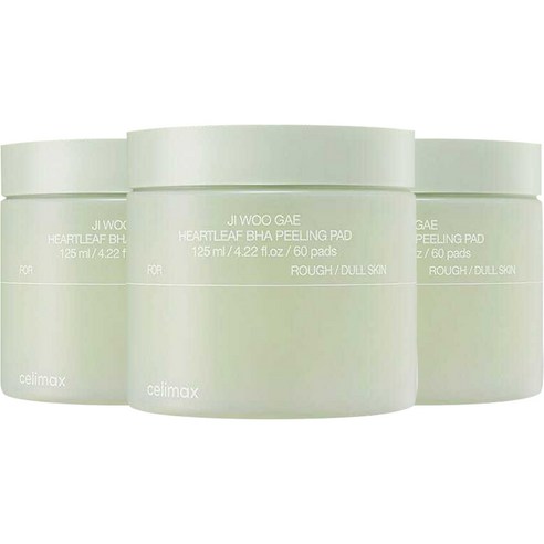 셀리맥스 어성초 바하 지우개 필링 패드 125ml, 60매, 3개