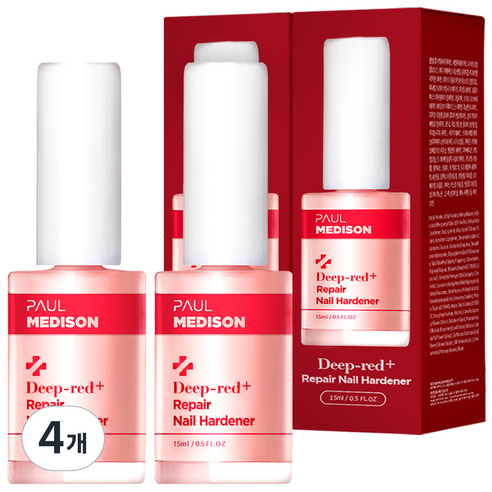 폴메디슨 딥레드 리페어 + 미니 사용설명서, 15ml, 4개