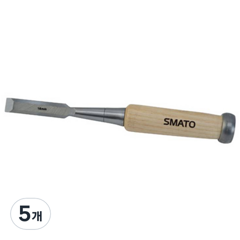 스마토 목공용끌 나무자루 SM-FC16W 109-2983, 5개