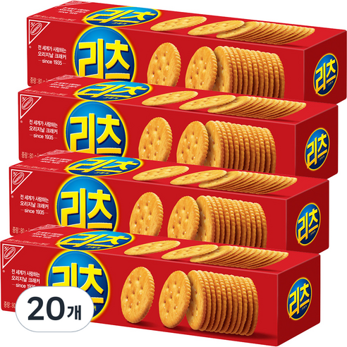리츠 크래커, 80g, 20개