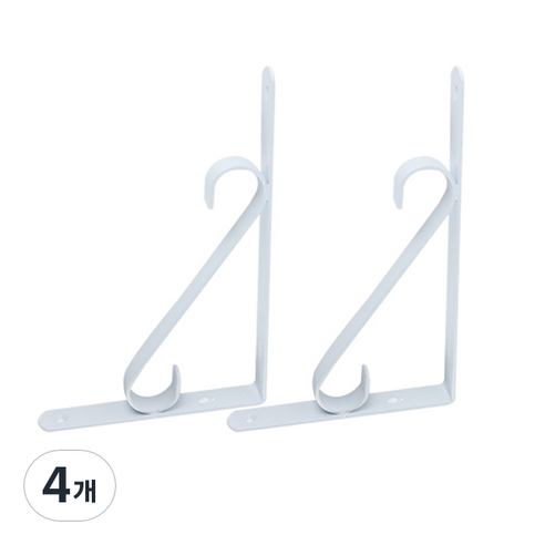 E.T.SHOP 싱글S 선반대 화이트, 4개