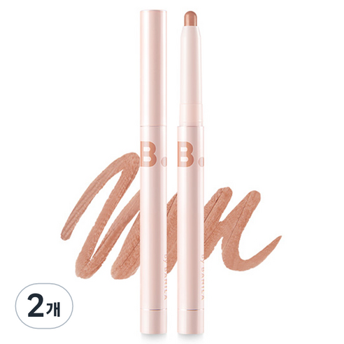 바닐라코 스머징 립 펜슬 0.8g, BE03 살몬 누드, 2개