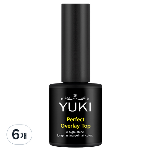 유키 퍼펙트 오버레이탑젤 10g, 6개