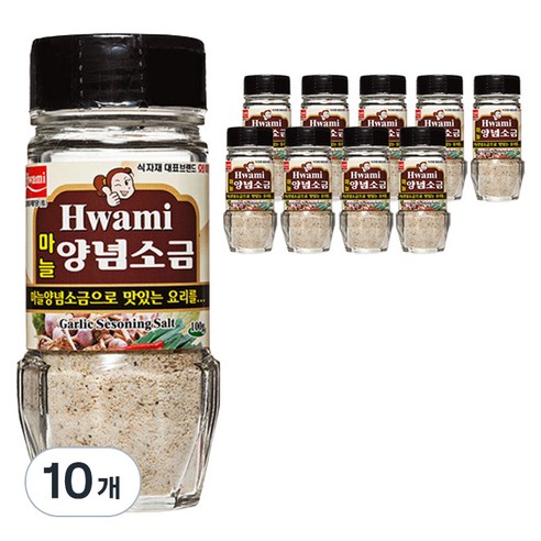 [화미] 마늘양념소금, 100g, 10병