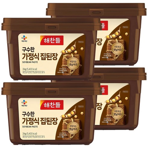 구수한 집된장, 3kg, 4개