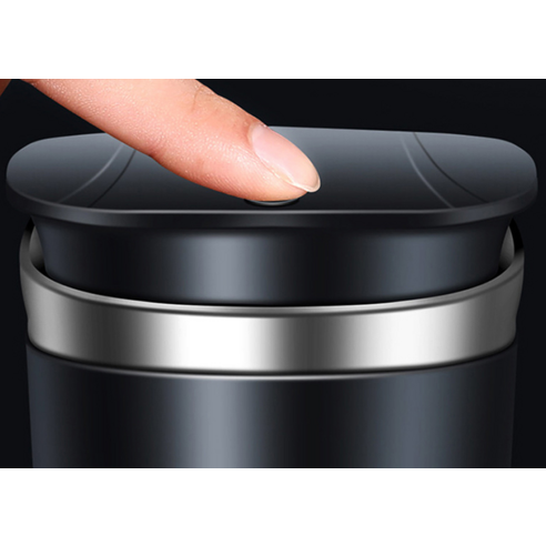 어둠 속에서도 빛나는 청결함, 카템 원터치 LED 차량용 재떨이 CT153