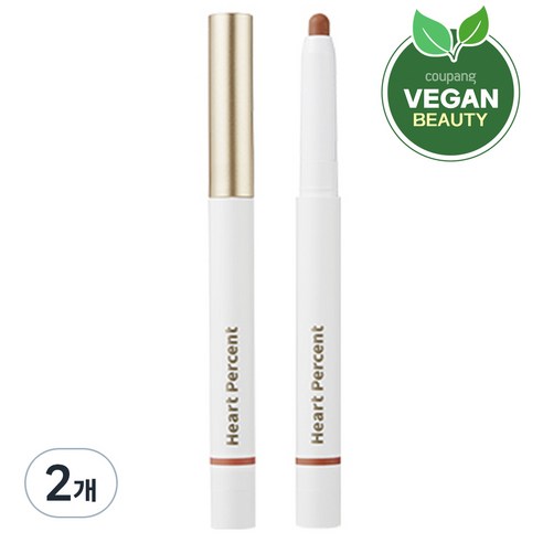 하트퍼센트 도트 온 무드 립펜슬, 18 피그로즈, 2개