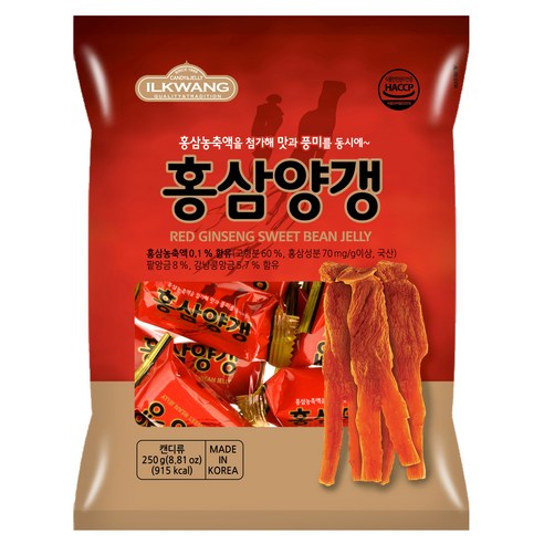 일광제과 홍삼양갱, 250g, 1개