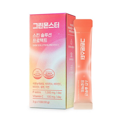 그린몬스터 석류농축 비타민 스킨 솔루션 프로텍트, 30g, 1개