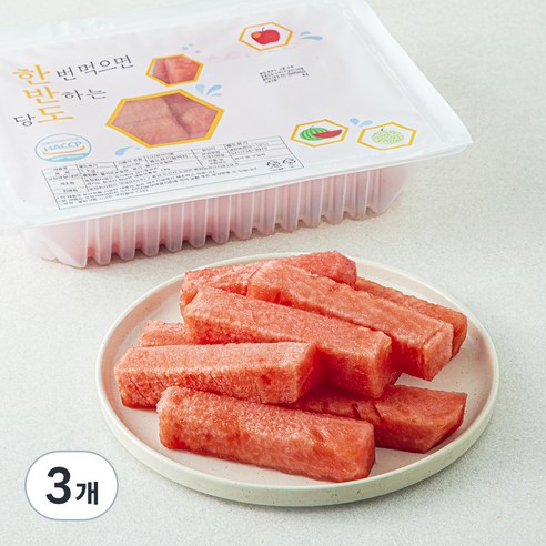 한반도 간편 수박, 3개, 1kg