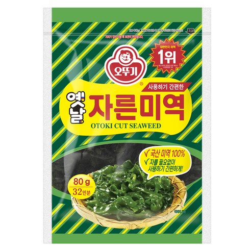 오뚜기옛날 자른미역, 80g, 1개