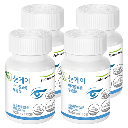 풀무원 눈케어 마리골드꽃 추출물, 4개, 15g