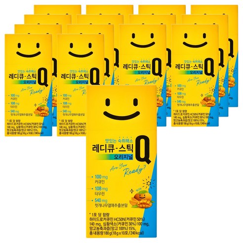 레디큐 스틱 오리지널 맛있는 숙취해소 젤리, 18g, 150개