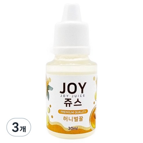 아로마조이 조이쥬스 슬라임 향료 30ml, 3개, 허니벌꿀