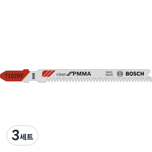 보쉬 특수 자재 직쏘날 T102BF 5p 세트, 3세트