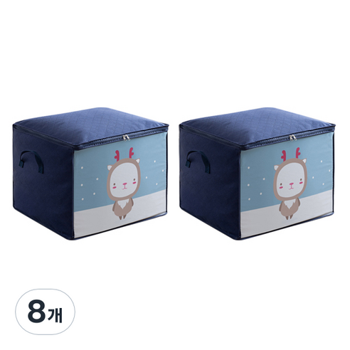 마켓피오 캐릭터 의류 이불 가방, 타입2, 8개