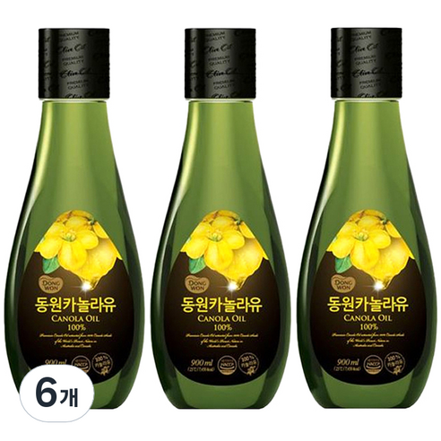 동원 카놀라유, 900ml, 6개