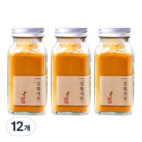 허브나래 강황 가루, 80g, 12개