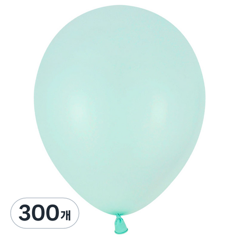 파티팡 마카롱풍선 라운드 30cm, 아쿠아, 300개