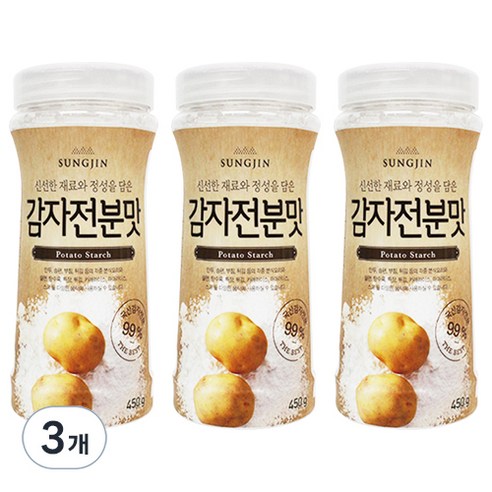 성진 국내산 감자전분맛, 450g, 3개