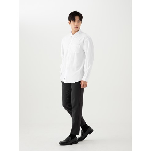 깔끔함과 편안함의 만남: 캐럿 링클프리 긴팔 셔츠