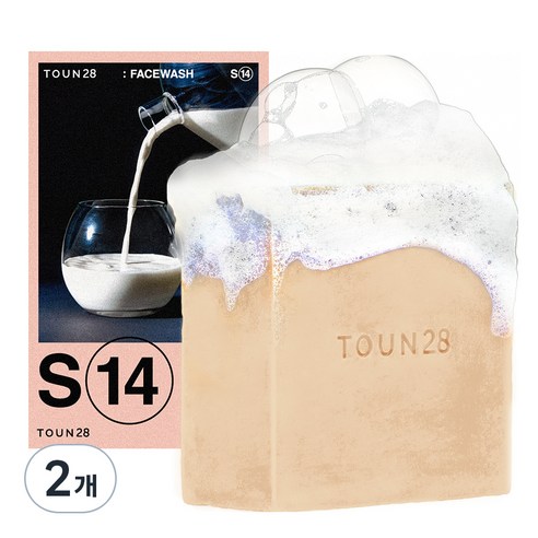톤28 유아용 초유 세안바 S14, 100g, 2개