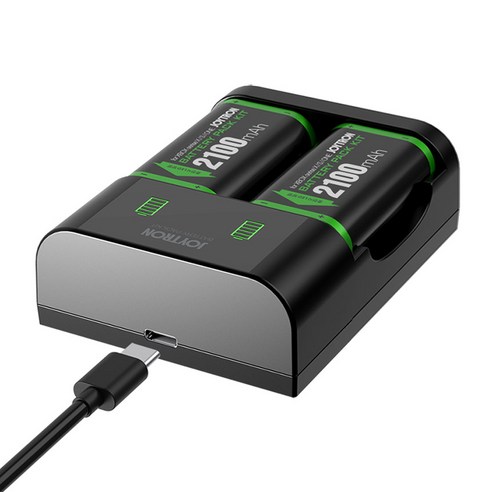 조이트론 무선 컨트롤러 충전 듀얼 2100mAh XSX XBOX 배터리 팩 키트, 1개, JTXS-201