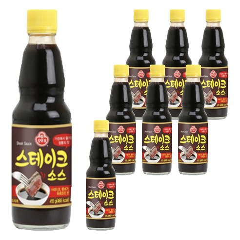 오뚜기 스테이크 소스, 415g, 8개