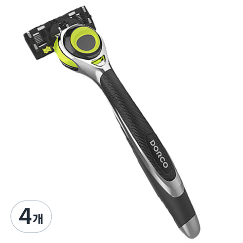 도루코 PACE 3D motion 면도기, 1개입, 4개