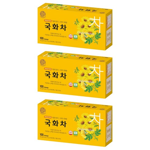 우리차 국화차 티백, 0.5g, 100개입, 3개