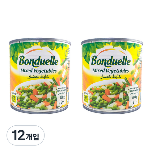 봉뒤엘르 베지터블 믹스, 400g, 12개입