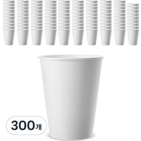 대한 무인쇄 테이크아웃 종이컵 240ml, 300개