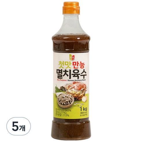 첫맛 만능 멸치육수, 1kg, 6개