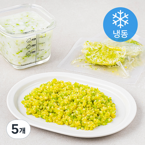 맘마유 애호박 다짐 1단계 (냉동), 240g, 5개, 애호박맛