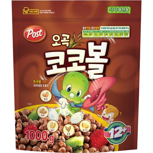 포스트 오곡 코코볼 시리얼, 1kg, 1개