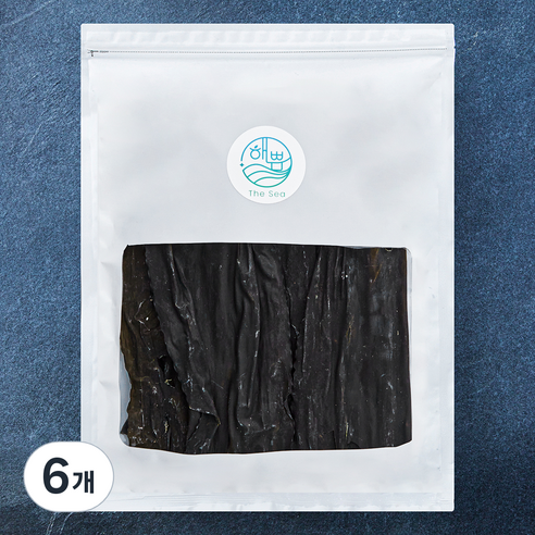 해쁨 청정바다 완도다시마, 6개, 200g
