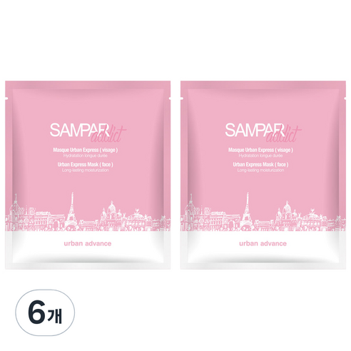쌍빠 어딕트 어반 익스프레스 마스크 25g, 1개입, 6개