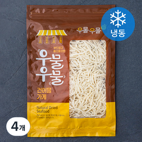 바른 진미 오징어채 (냉동), 250g, 4개
