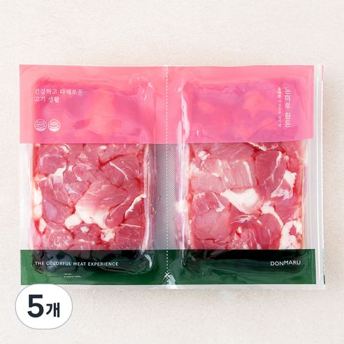 돈마루 한돈 앞다리 찌개용 (냉장), 1000g, 5개