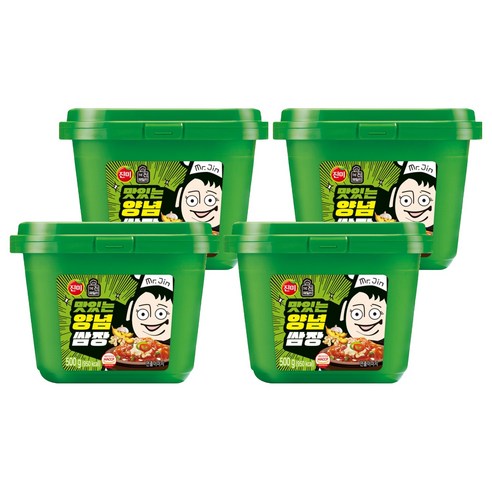 진미 맛있는 양념쌈장, 500g, 4개