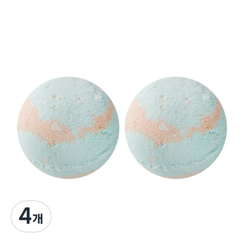 비즐리 버블 배쓰밤 자스민허브, 140g, 4개