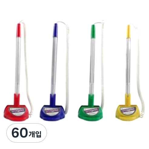 문화연필 유성 스톱펜 2 0.7mm, 랜덤 발송, 60개입